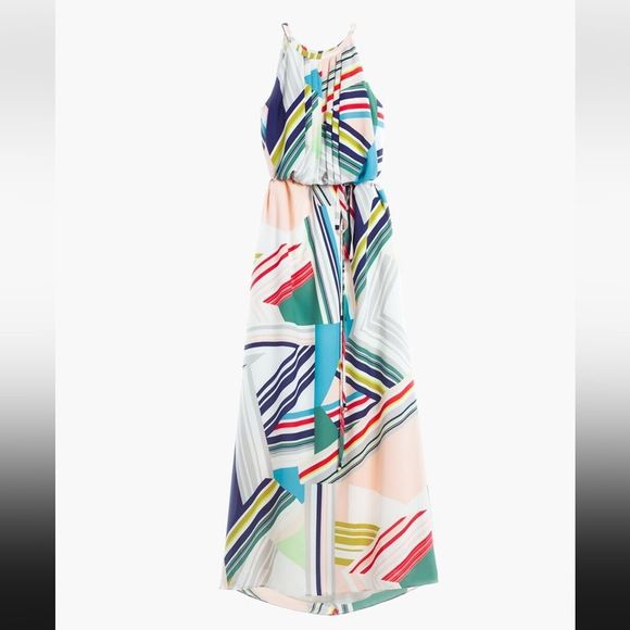Chico's Multicolor Striped Maxi Dress - Picture 3 of 14